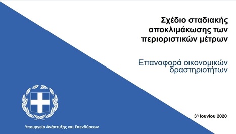 Σχέδιο σταδιακής αποκλιμάκωσης των περιοριστικών μέτρων